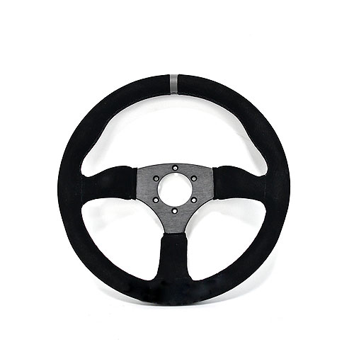 UTV Steering Wheel Black Suede 330mm