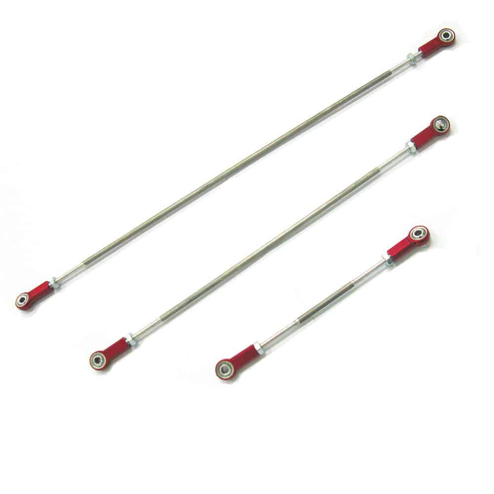 thumbnail image 2 of Pair 10mm X 310mm Adjustable Tie Rod End Connector Joint Kit – For Go Kart & Drift Cart 2 of 4